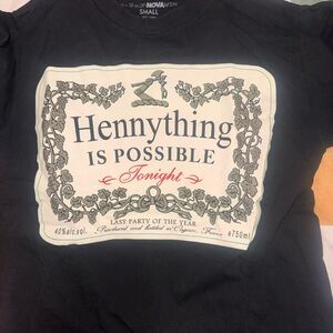 Fashion Nova Black Graphic Tee